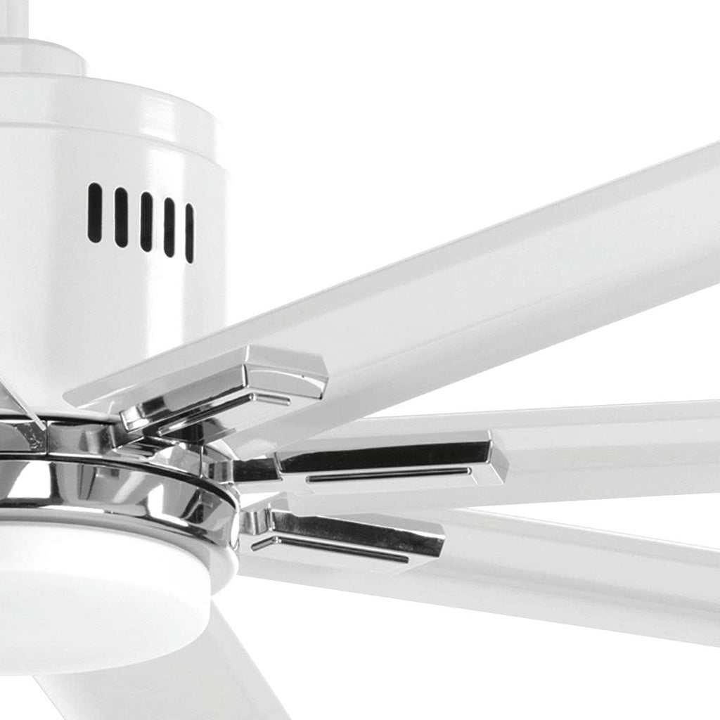 Progress Lighting P2550-3030K Vast Collection 72-in 18W LED Eight Blade Fan, White