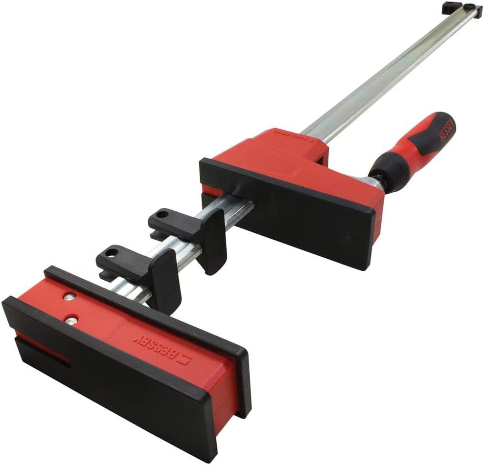 Bessey - K-BODY REVOlution 18' Parallel Clamps with Composite Plastic Handle and 3-3/4-In. Throat Depth - 2-Pack