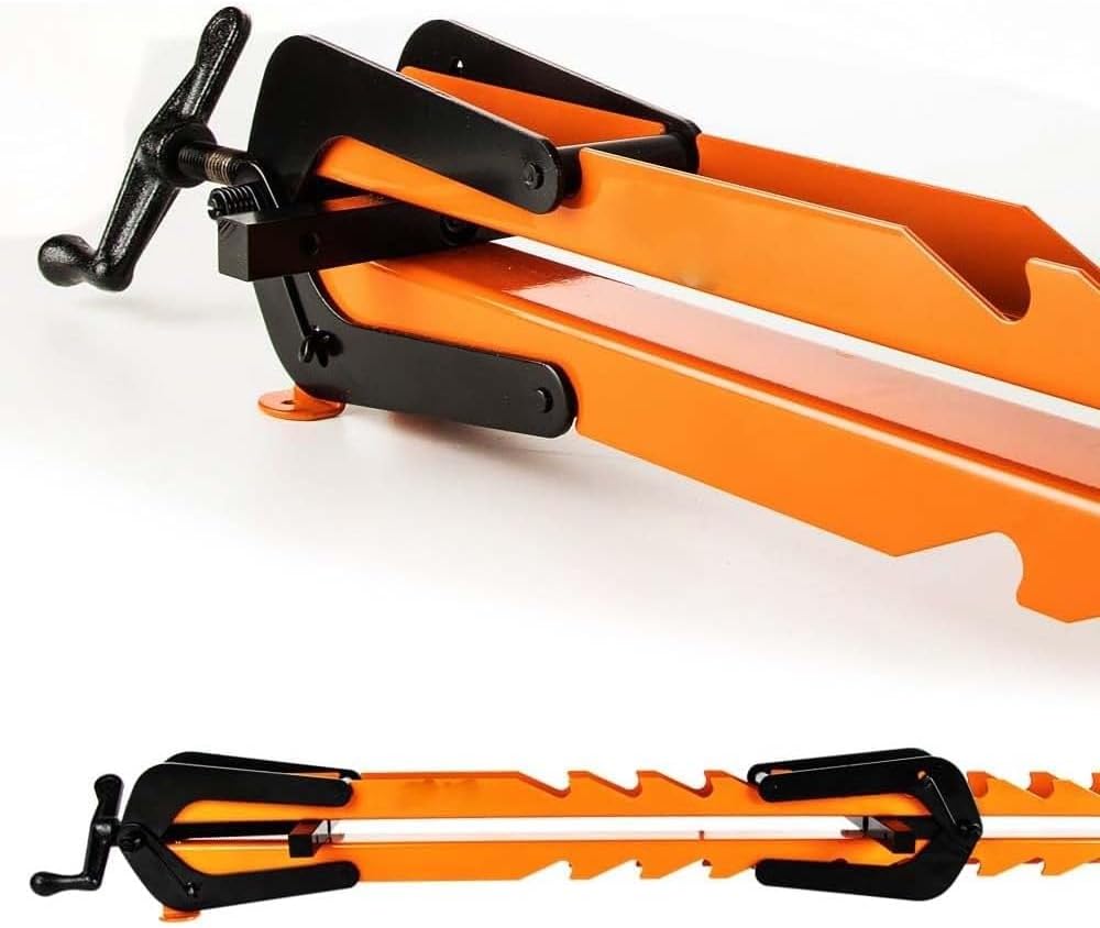 4-Way Panel Clamp, 40.5' Heavy-Duty Woodworking Clamp for Cutting Boards, Table Tops, Cabinet Assembly with Dual-Direction Clamping, 3/4' To 3' Thickness, 10' To 36' Width