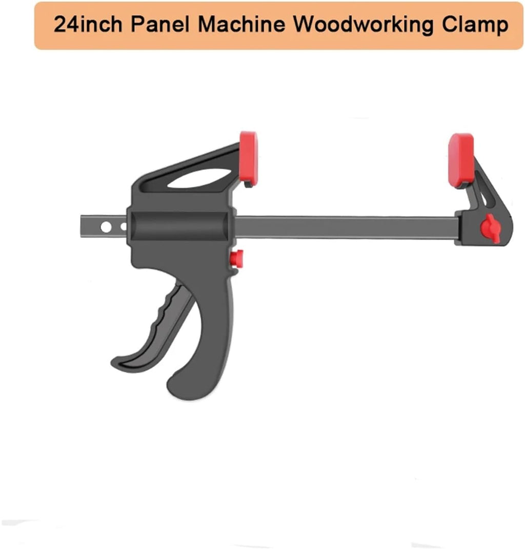 1pcs Woodworking Clamp G-type Heavy Duty Thickened Adjustable Tool Black Quickly Trigger ﻿(Black 24inch)