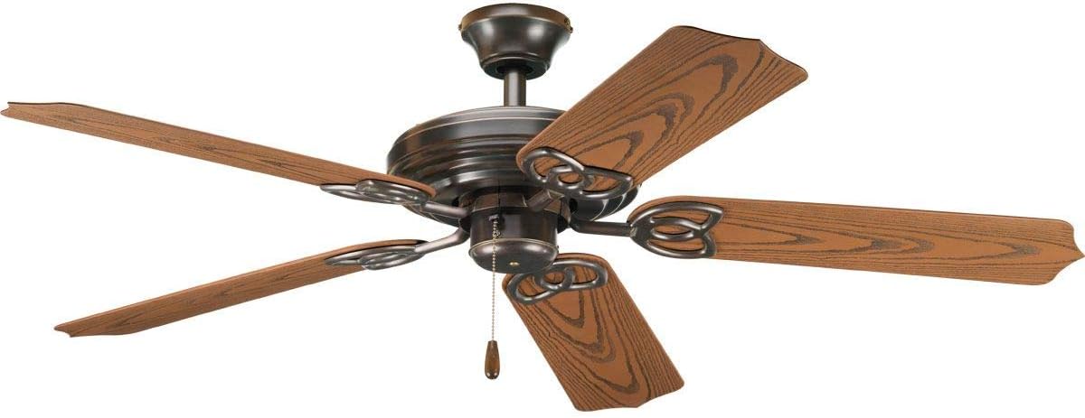 Progress Lighting AirPro Collection 52'' Five-Blade Indoor/Outdoor Ceiling Fan