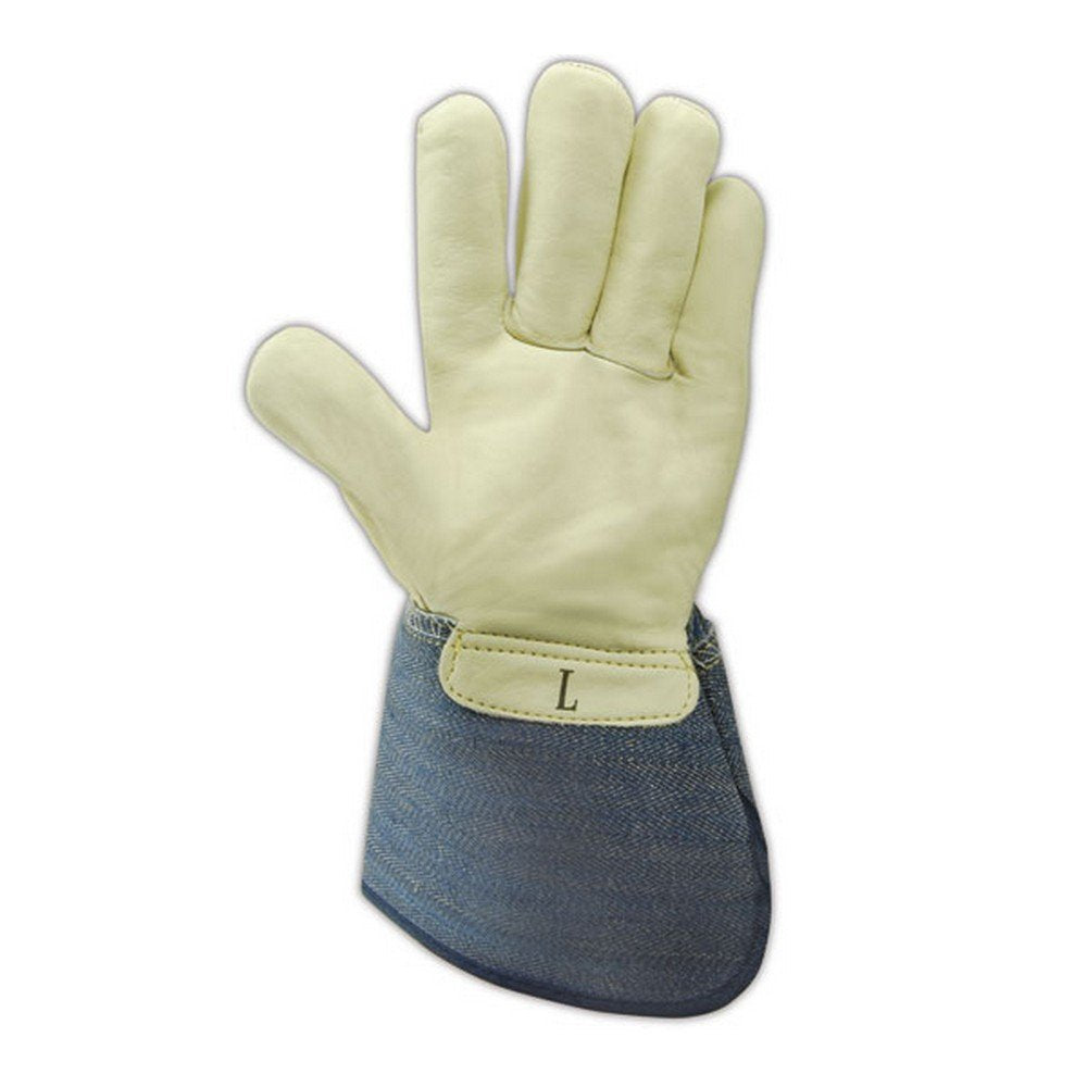 MAGID DuraMaster TG525E Leather Glove, Gauntlet Cuff, XX-Large (12 Pair)