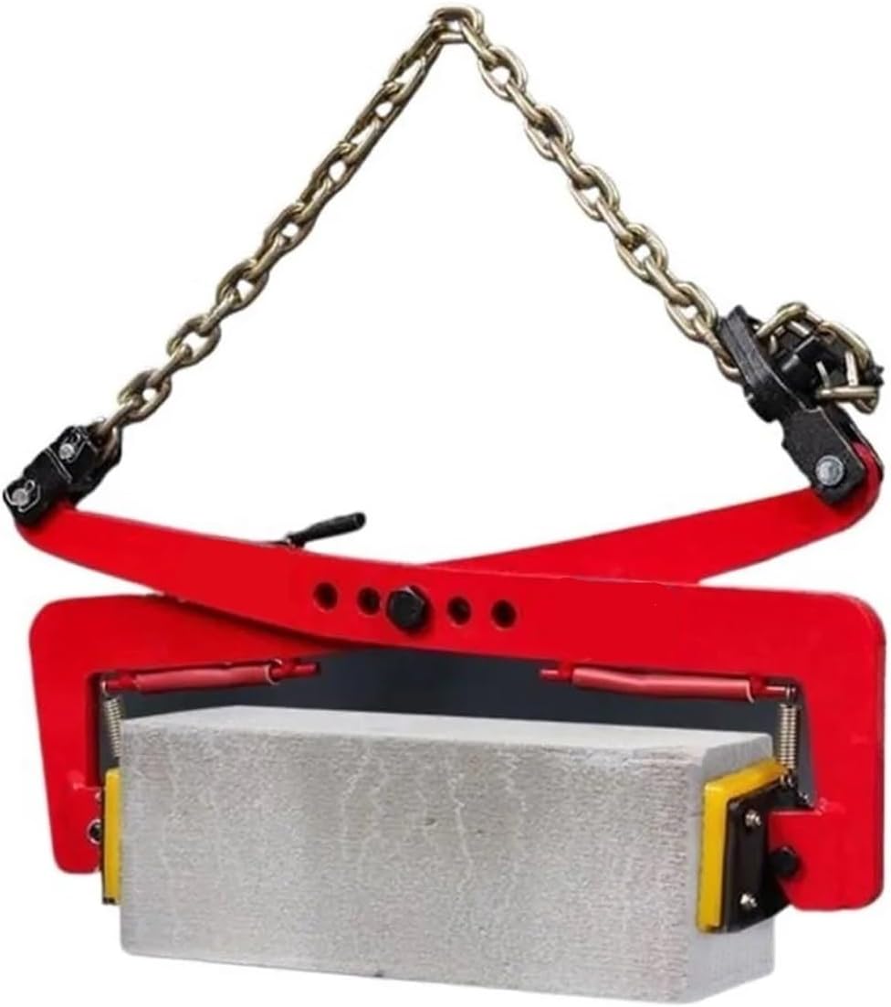 325KG Marble Stone Vertical Lifting Clamp Stone Vertical Steel Plate Clamp Stone Fixture Handling and Installation Tool(Ring Type 6-inch)