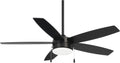 Minka-Aire F673L-CL Airetor 52 Inch Ceiling Fan with Integrated 16W LED Light in Coal Finish