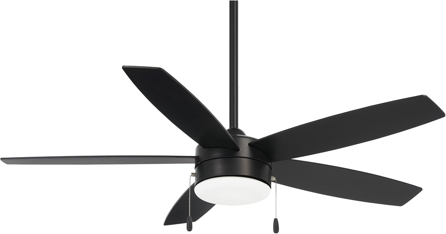 Minka-Aire F673L-CL Airetor 52 Inch Ceiling Fan with Integrated 16W LED Light in Coal Finish