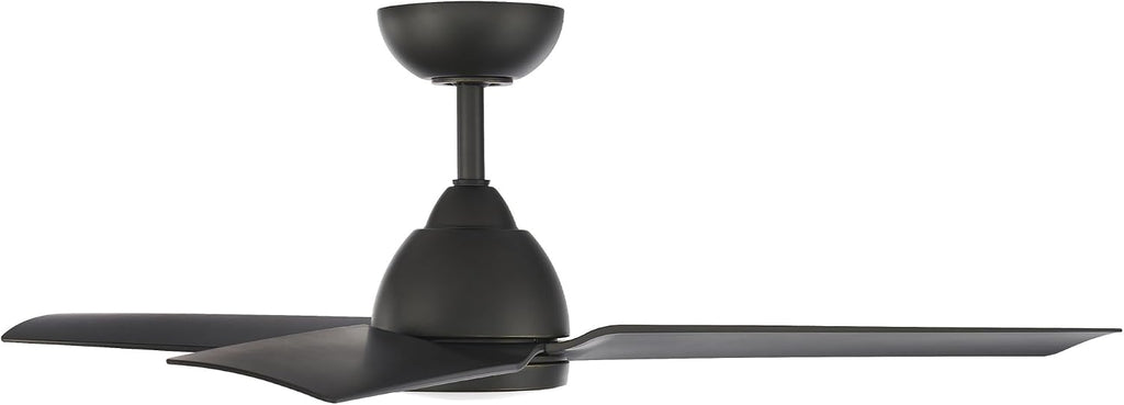 WAC Lighting F-001L-OB Mocha 54' Outdoor Ceiling Fan with LED Lights & Remote, Oil Rubbed Bronze