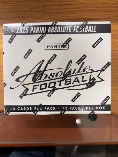 2025 Absolute Football Value/Cello Card Box, 12 Packs, 20 Cards Per Pack