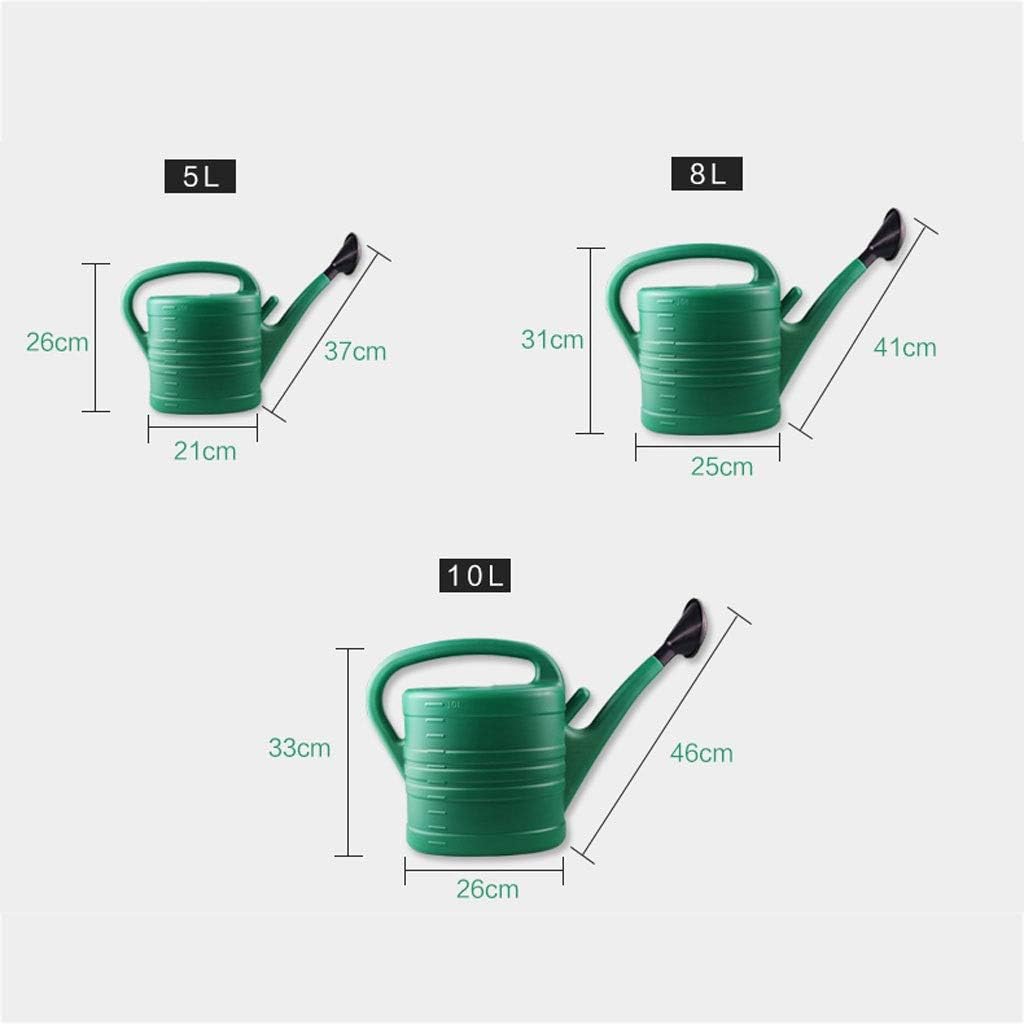 Outdoor Watering Can Watering Can Plastic Long Mouth Watering Kettle Home Large Balcony Planting Flowers Potted Watering Gardening Tools PouringEasy Filling (Size : 5L)