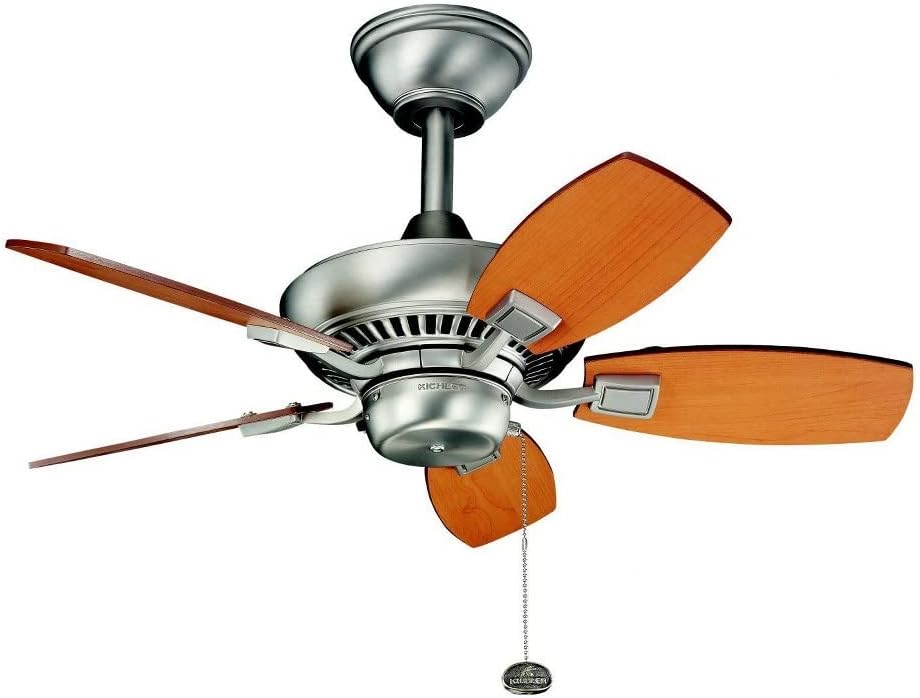 Kichler 300103NI 30-Inch Canfield Fan, Brushed Nickel