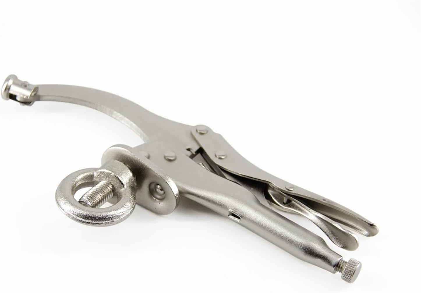 1pc 12in. Drill Press Vice Clamp Woodworking Holding With Lock and Release Lever Locking Pliers