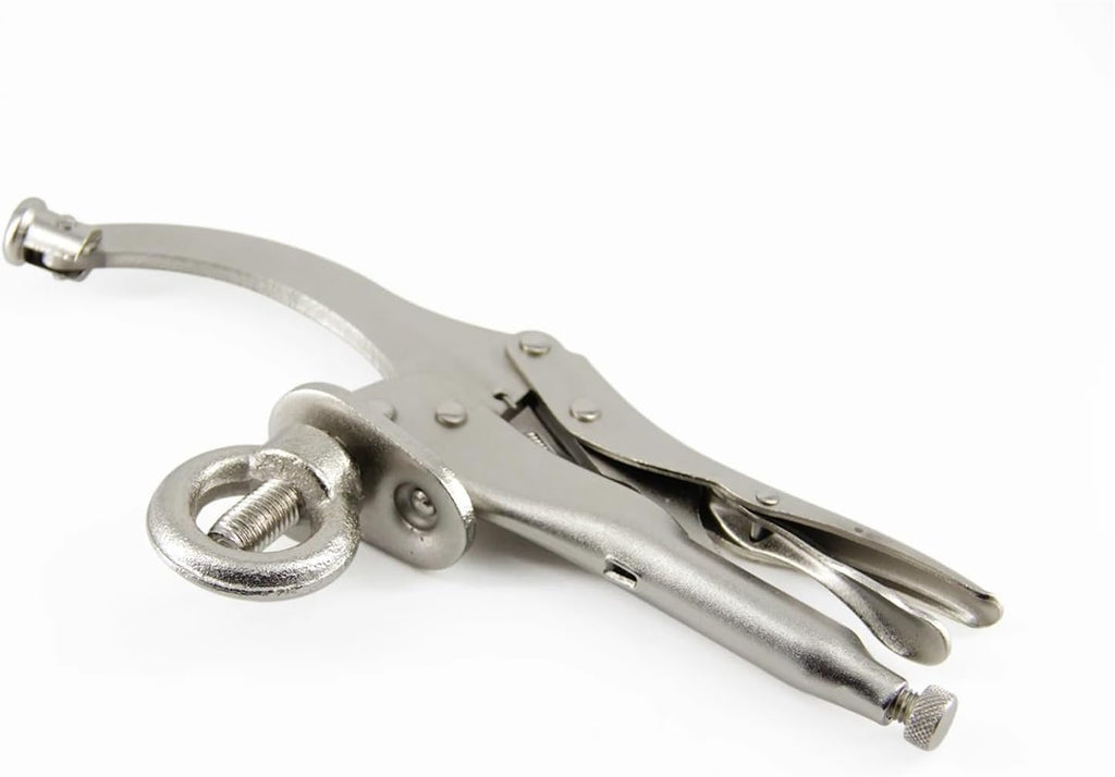 1pc 12in. Drill Press Vice Clamp Woodworking Holding With Lock and Release Lever Locking Pliers