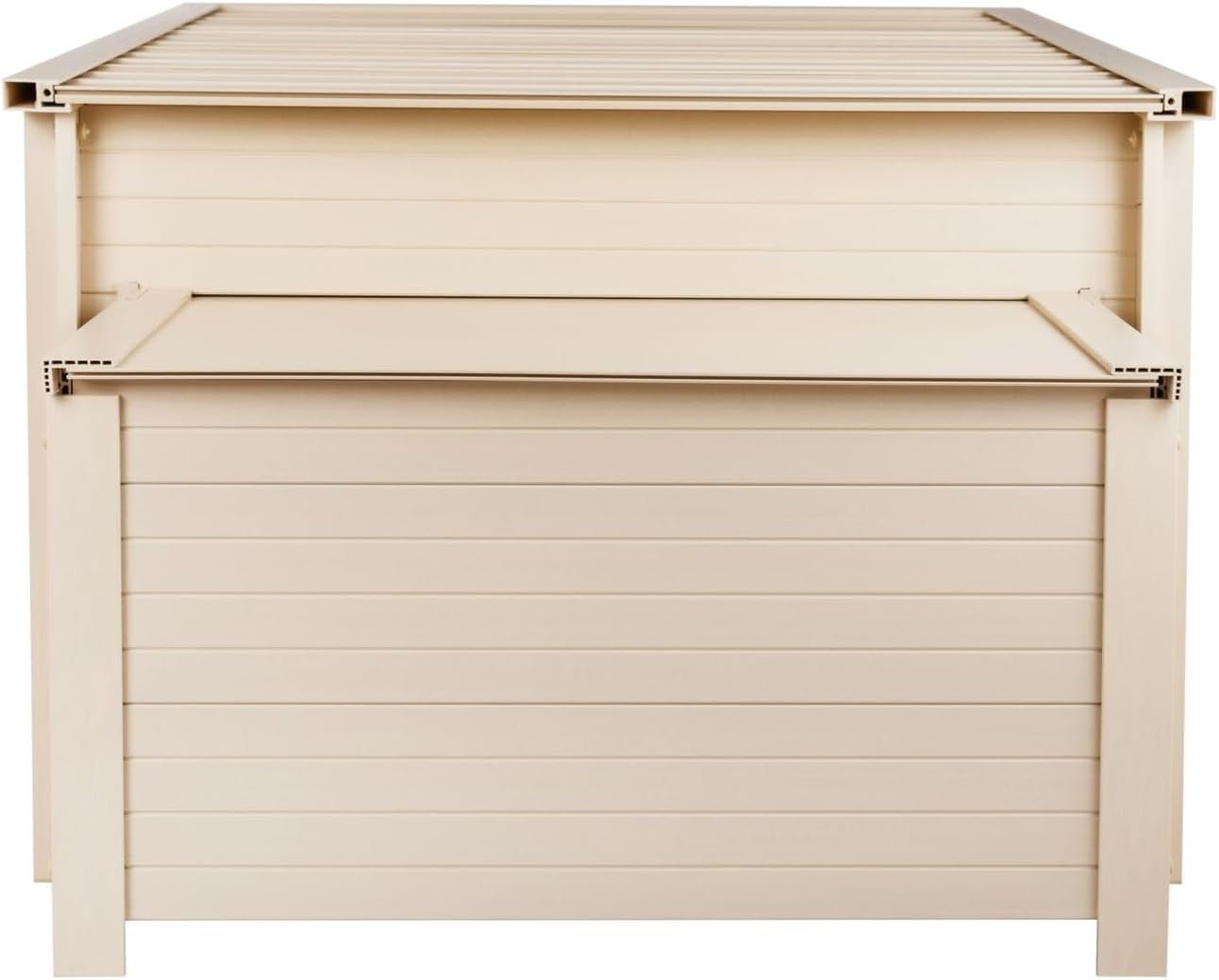 New Age Pet ECOFLEX Fontana Jumbo Chicken Coop, Urban Barn for 4 to 6 Chickens, Easy Assembly, Eco Friendly & Durable, Tan