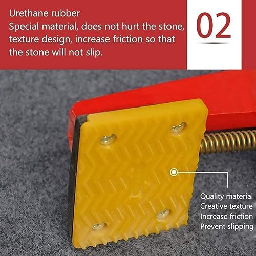 Adjustable Vertical Plate Clamp For Safe Handling Of Heavy-Duty Stone And Metal Plates(9IN)