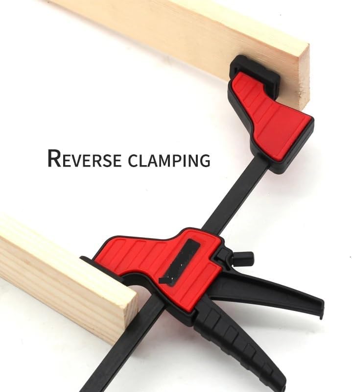 4pcs F Clamps Bar Clamps, Heavy Duty Quick Slide Wood Clamp Smooth Quick Slide Carpentry Bar Clips(4pcs 18inch)
