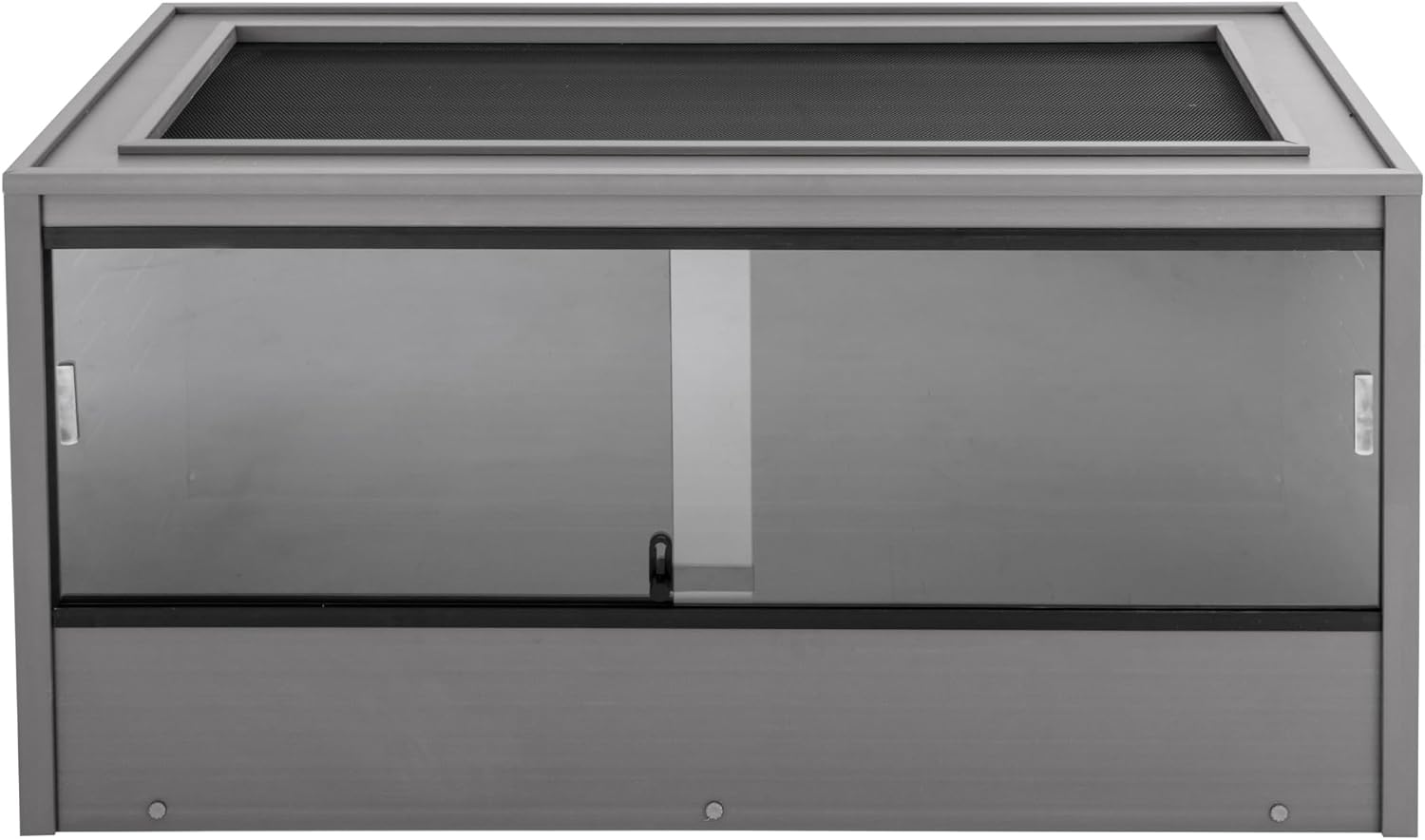 New Age Pet ECOFLEX Large Reptile Enclosure with Matching Cabinet Stand Set in Grey