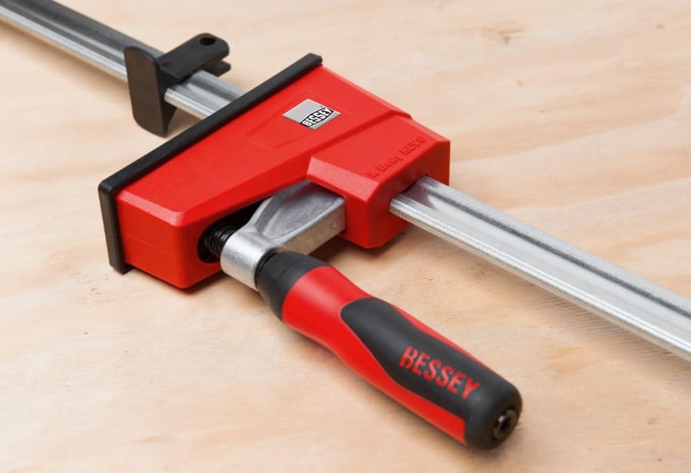 Bessey - K-BODY REVOlution 12' Parallel Clamps with Composite Plastic Handle and 3-3/4-In. Throat Depth - 2-Pack