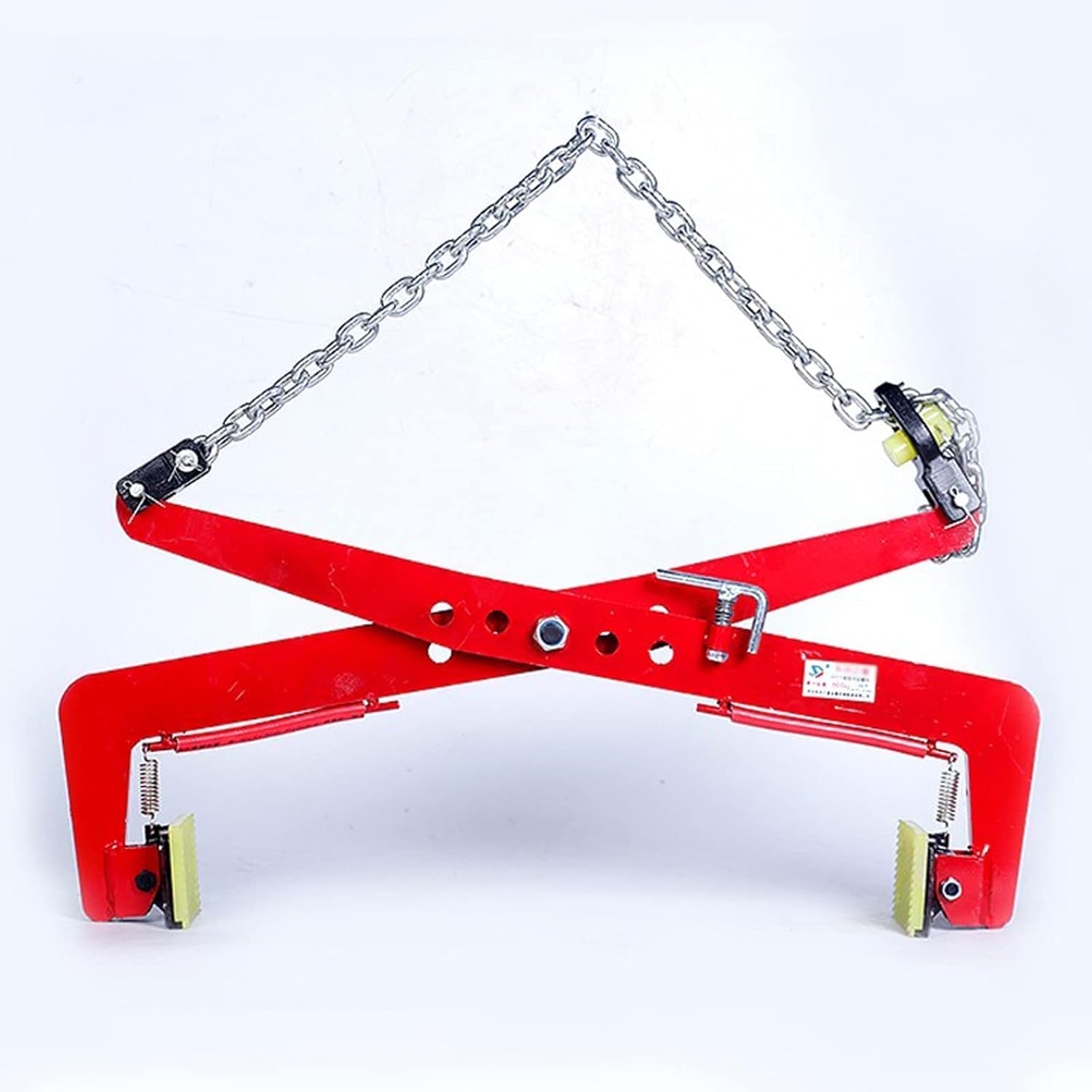 Stone Lifting Clamp, Granite Slab Lifting Clamp, Clamps with Chain Vertical Plate, for Lifting and Transporting Hanging Stone Fixture Clip Slate(One Color-12in)