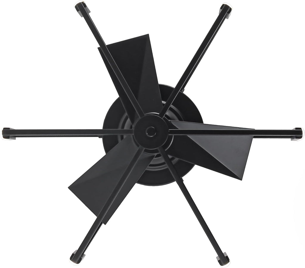 Low Profile Ceiling Fan with Lights and Remote, 21 Inch Flush Mount Black Ceiling Fan for Bedroom, Entryway, Hallway, 6-Speed DC Motor, Reversible 3 Blades, Dimmable LED, 3 Color Temperatures
