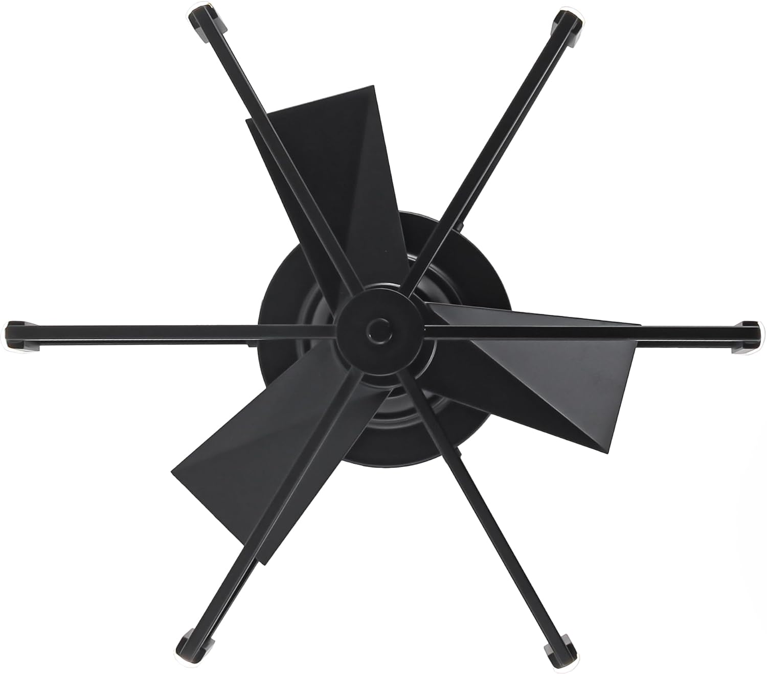 Low Profile Ceiling Fan with Lights and Remote, 21 Inch Flush Mount Black Ceiling Fan for Bedroom, Entryway, Hallway, 6-Speed DC Motor, Reversible 3 Blades, Dimmable LED, 3 Color Temperatures