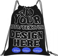 Custom Drawstring Backpack Set Of 10/50/100 Personalized Draw String Back Bag With Your Logo for Gym, Travel & Everyday Style14