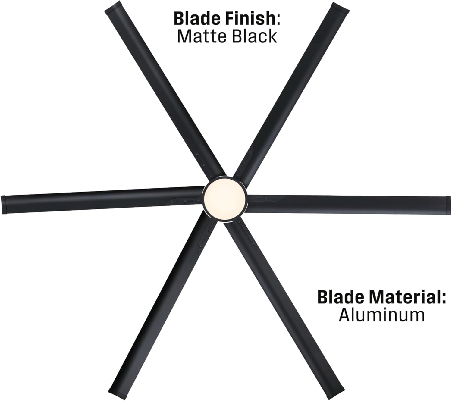 Westinghouse Lighting Adjustable Ceiling Fan with Light, 96-Inch Industrial Indoor/Outdoor Widespan Fan in Matte Black, DC Motor, Dimmable LED with Opal Frosted Glass, Remote Control