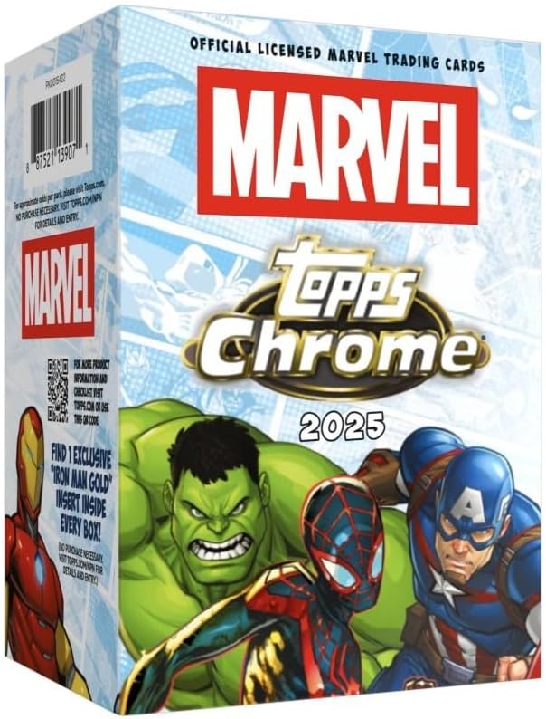 2025 Topps Marvel Chrome Blaster Box (7 Packs/Box)