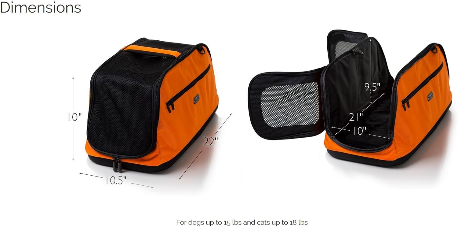 Sleepypod Air in-Cabin Pet Carrier, Orange Dream