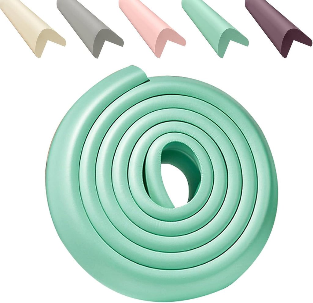 Furniture Edge & Corner Guards, Protectors Table Edge Safe Corner High Density Wall Corner Covers, Safe for Table, Fireplace, Countertop(Light Green,20M)