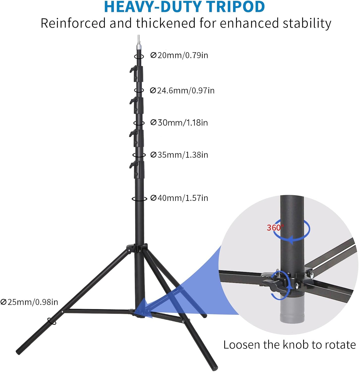 14.11X 13.12 FT Large Heavy Duty Backdrop Stand, Adjustable Photography Studio Photo Background Support System with Carry Bag for Parties, Events Decoration, Wedding, Birthday, Portrait