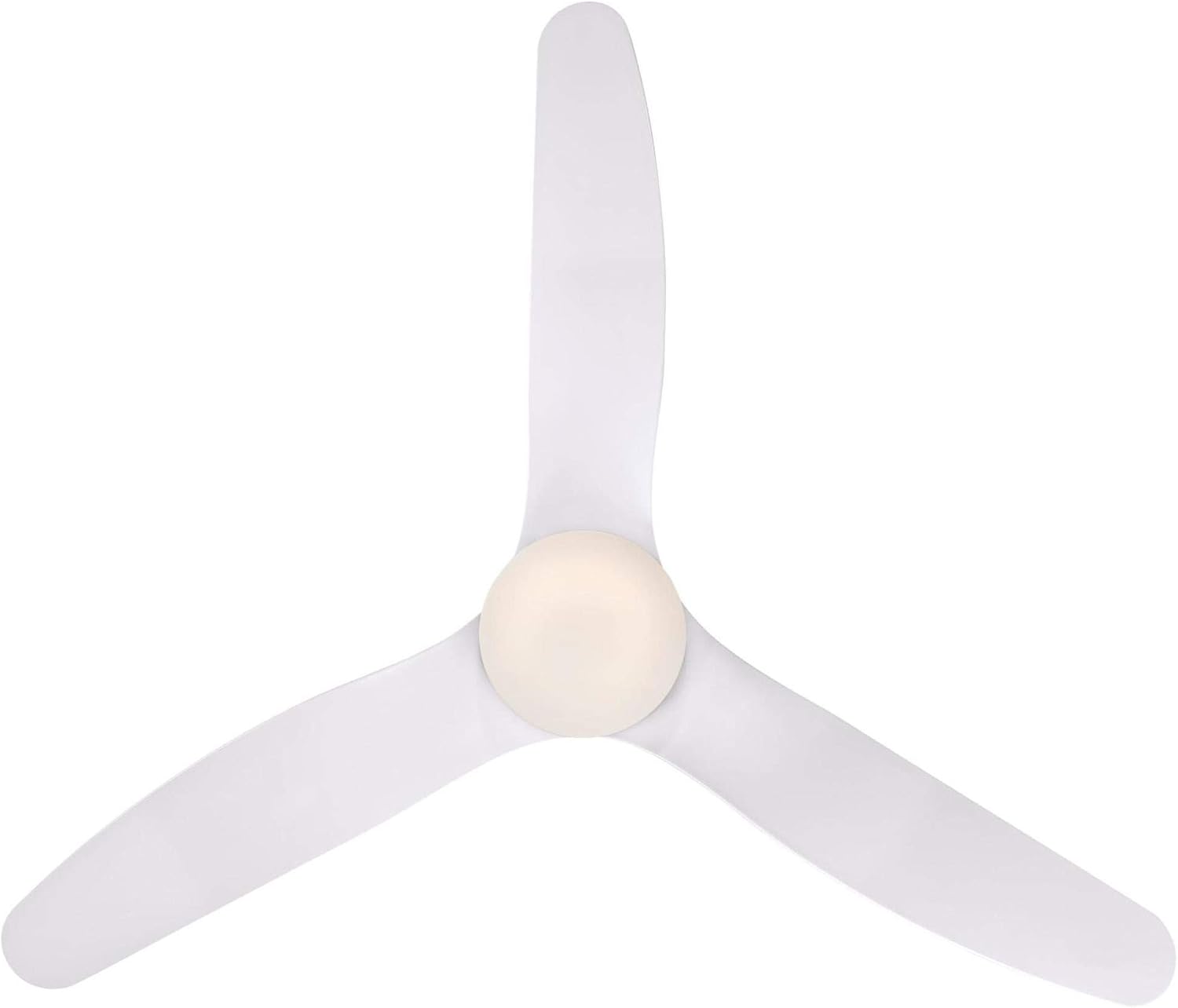 Westinghouse Lighting 7225100 Carla Ceiling Fan with Light and Remote Control, 46 Inch, White