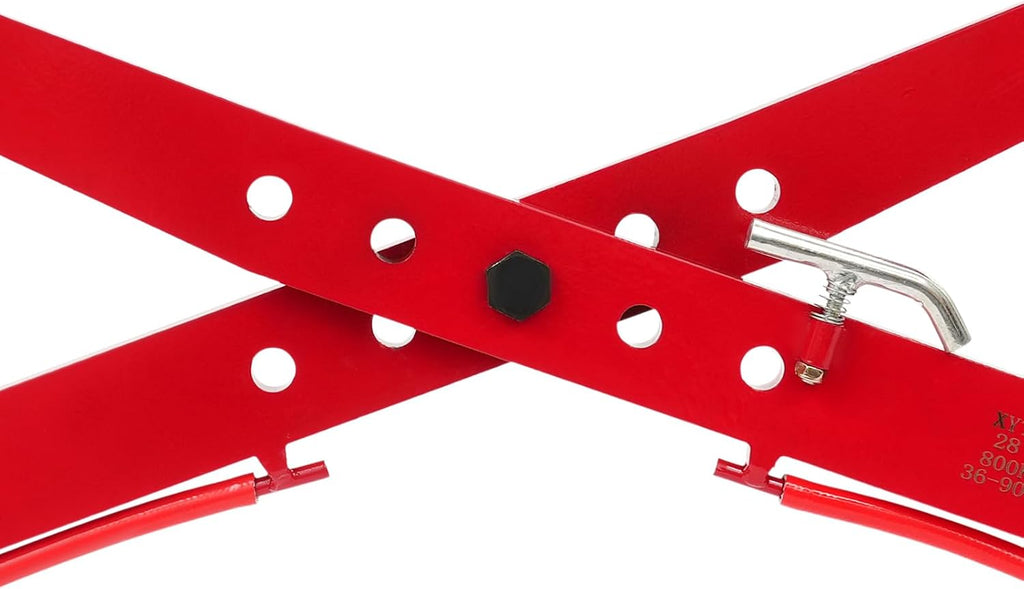 1764lbs Heavy Duty Stone Lifting Clamp 14'-35' Opening Adjustable Stone Clamp Scissor Lifter Clamp for Carrying & Vertical Transport of Concrete Blocks, Slate Sheets, Granite Slab, Timber (Red)