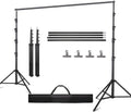 14.11X 13.12 FT Large Heavy Duty Backdrop Stand, Adjustable Photography Studio Photo Background Support System with Carry Bag for Parties, Events Decoration, Wedding, Birthday, Portrait