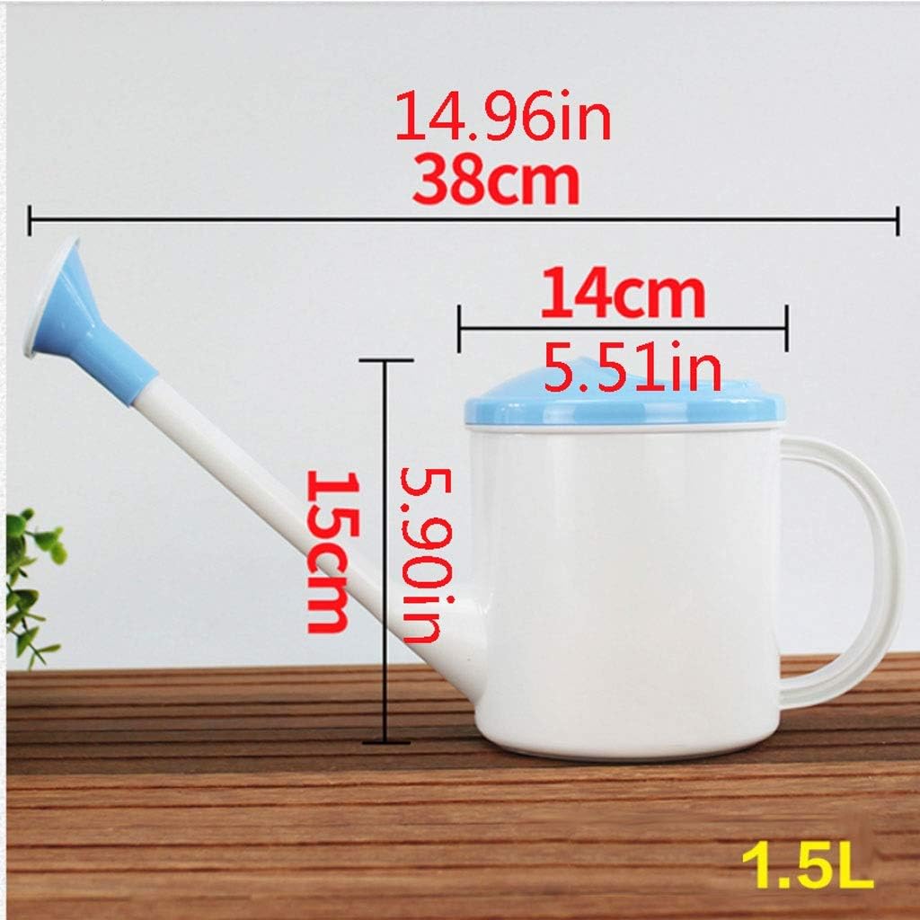 LUCBEI Garden Watering Can Small Household Resin Watering Can Colorful Long-Nosed Watering Can Watering Pot Gardening Tools 1.5L Long-Nosed Sprinkler Watering Can for Outdoor Plants