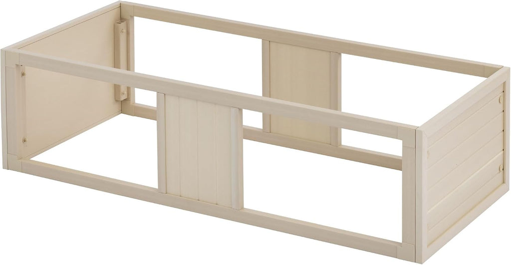 New Age Pet ECOFLEX Two Large Reptile Enclosures with Matching Stacker and Low Cabinet Stand Set in Maple