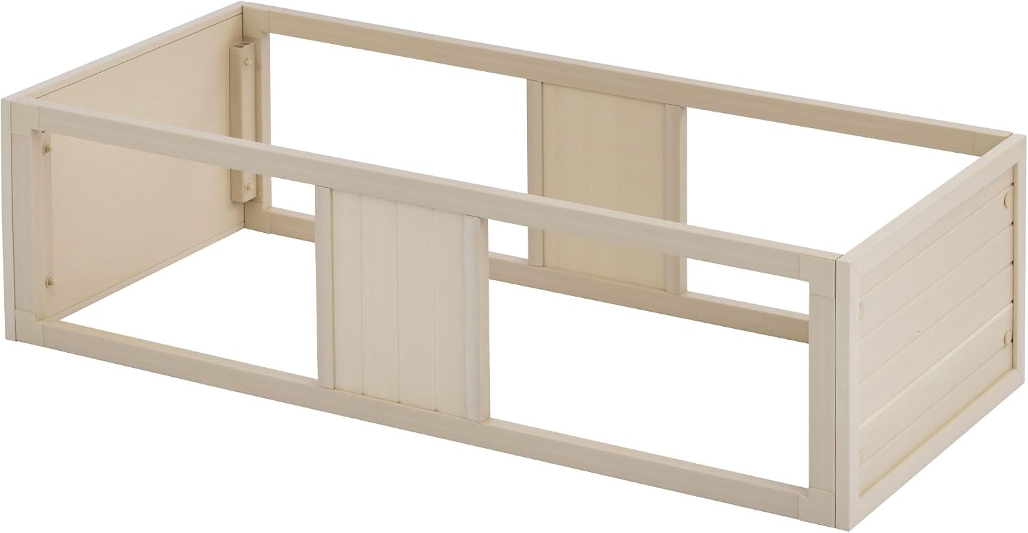 New Age Pet ECOFLEX Two Large Reptile Enclosures with Matching Stacker and Low Cabinet Stand Set in Maple