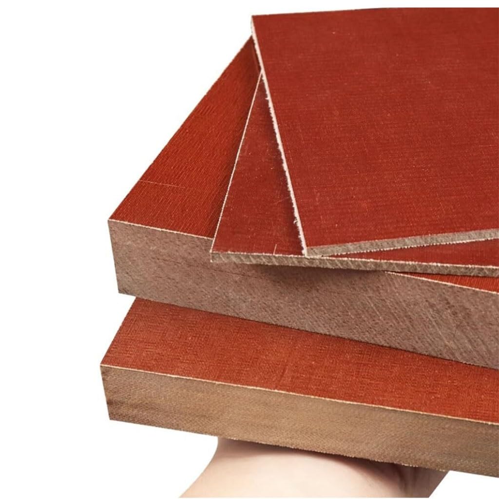 Lightweight Rigid Plastic Foam Sheet,Phenolic Bakelite, Composite Insulated Glulam Board, Electrical Wooden Fabric Plate, Resin Laminate Veneer Washer Brown(6x300x300mm 1Pcs)