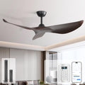 Sofucor 38 Inch Smart Ceiling Fan No Light, Modern Ceiling Fan with Remote Control, Quiet Reversible DC Motor, 6-Speed Noiseless Indoor Ceiling Fan for Bedroom Living Room Covered Patio Porch