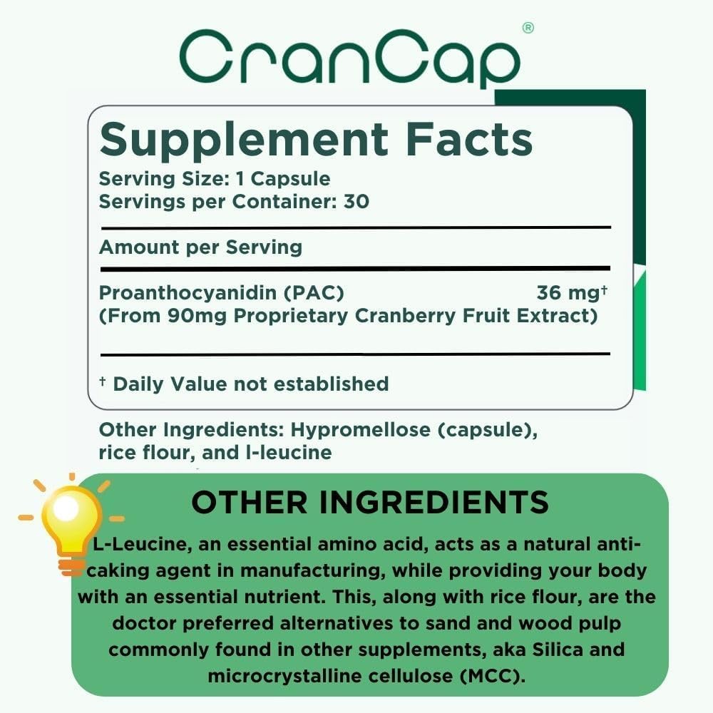 Cranberry Pills - Urinary Tract Health Cranberry Supplement - 36mg of Potent PACs - Non GMO, Vegan, Gluten Free - by Heale - 180 Capsules