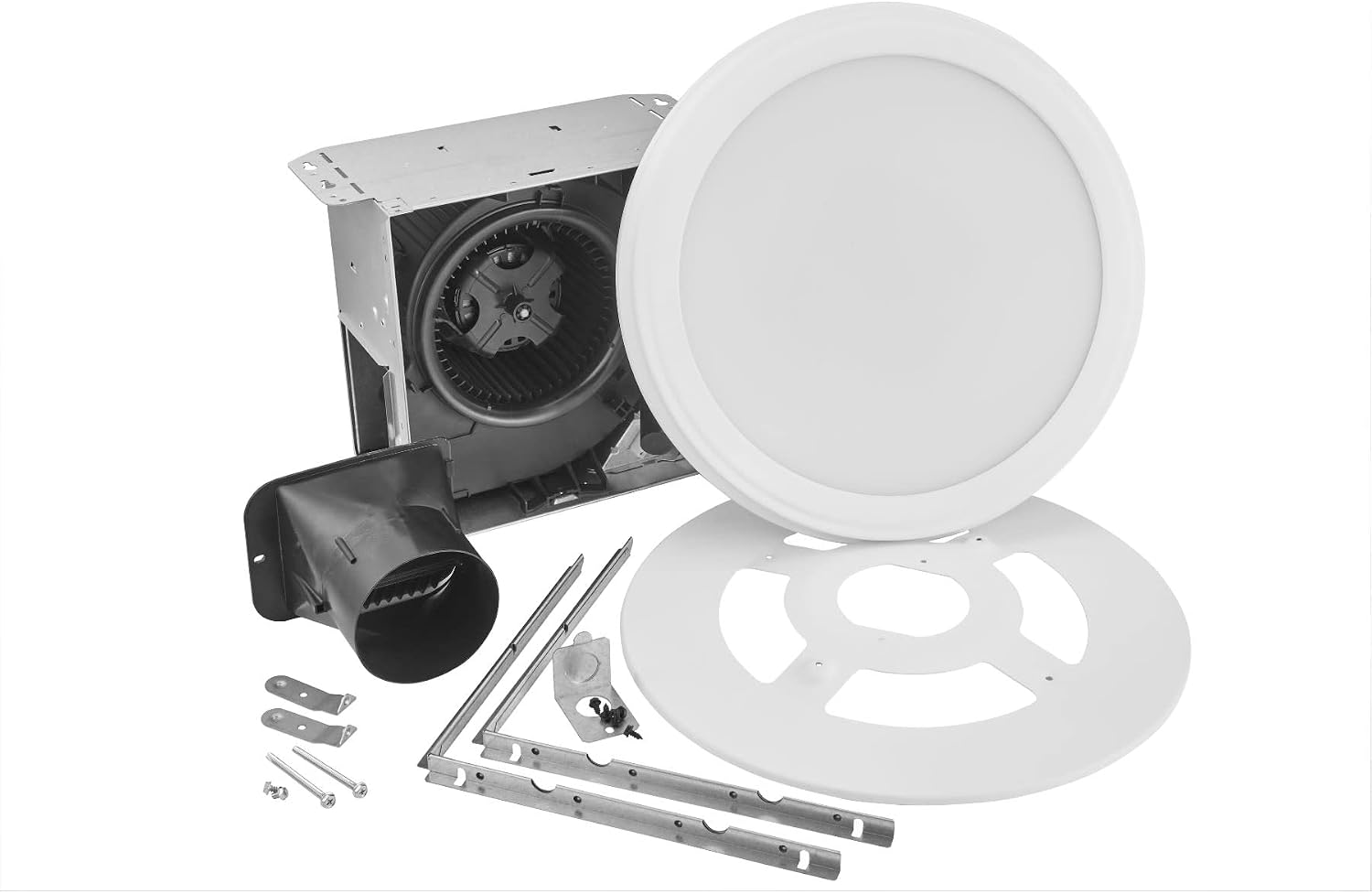 Broan-NuTone AER110SLW Energy Star Certified Bath Fan, Medium, White, 105 Sq Ft Rooms