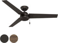 Hunter Fan 52 inch Outdoor Industrial Ceiling fan, 3-Blade (Renewed) (Premier Bronze)