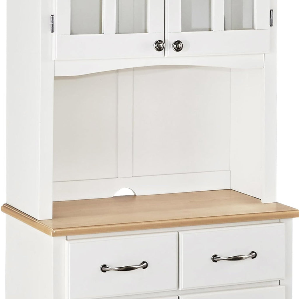homestyles Buffet Of Buffets Off-White Buffet with Hutch