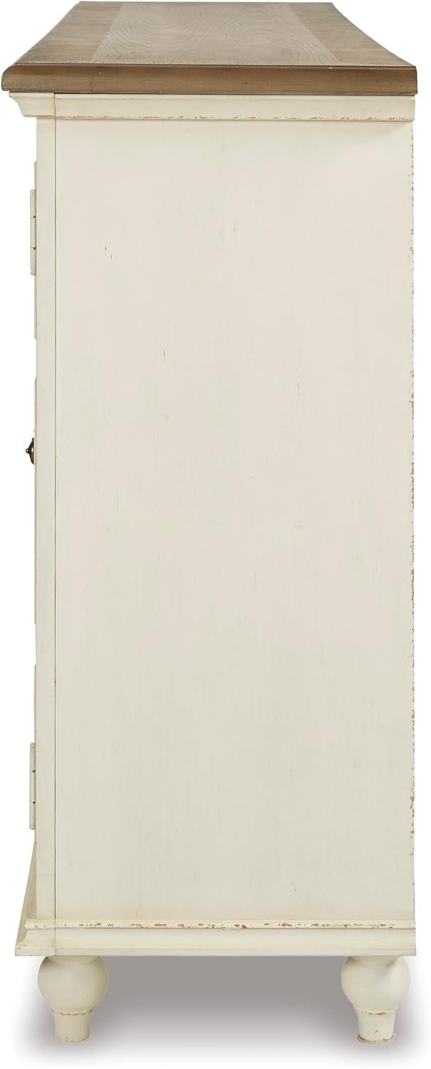 Signature Design by Ashley Roranville French Country Accent Cabinet or Server, White