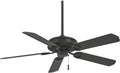 MINKA-AIRE F589-TCL Sundowner 54' 5-Blade Ceiling Fan in Textured Coal Finish with Textured Coal Blades