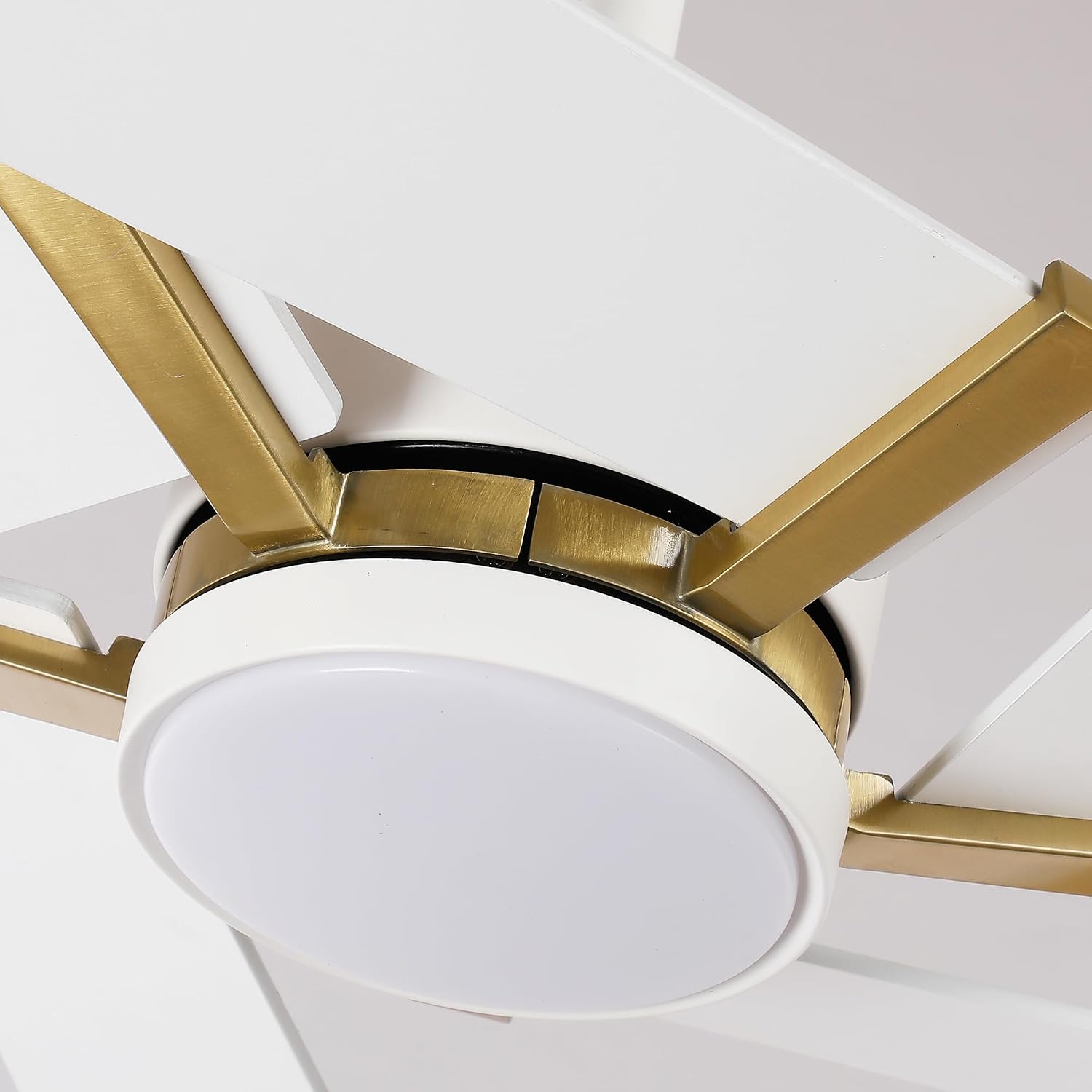 60 Inch Ceiling Fans with Lights and Remote, Modern Large Ceiling Fan with Reversible DC Motor, Dimmable LED, Memory Function & Timer, Quiet Outdoor Ceiling Fans for Patios Living Room Bedroom