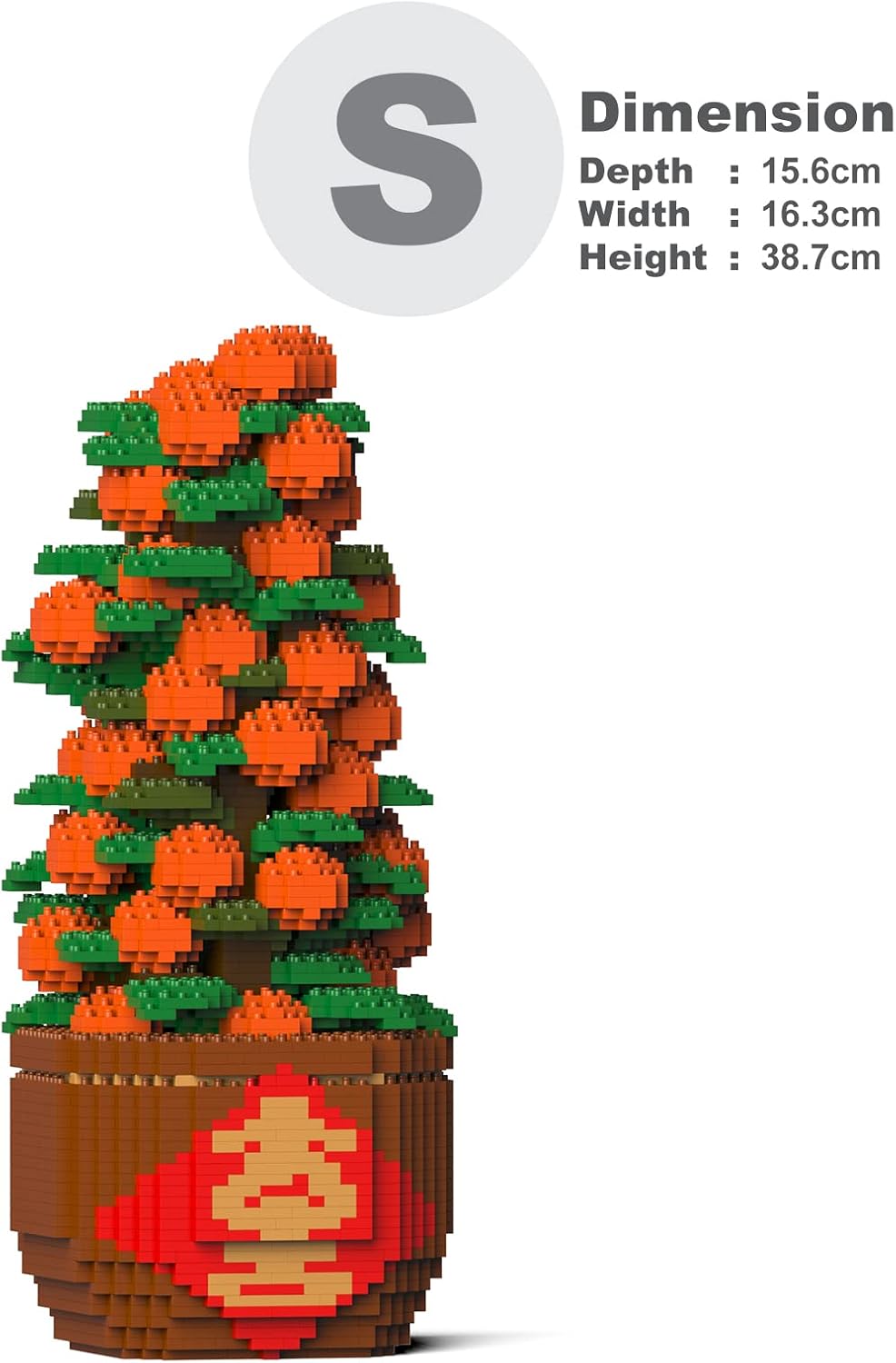 JEKCA Tangerine Tree 01S | Lunar New Year Plastic Building Blocks | Age 14+