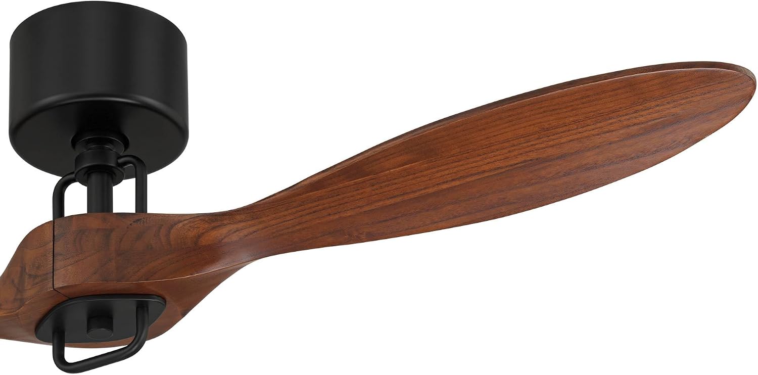 Casa Vieja 56' Longbow Black and Walnut Indoor/Outdoor Ceiling Fan
