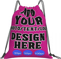 Custom 50pc Drawstring Backpacks Personalized Gym Storage Bags Promotional Items With Your Logo Draw String Bag for Travel & Everyday Style02