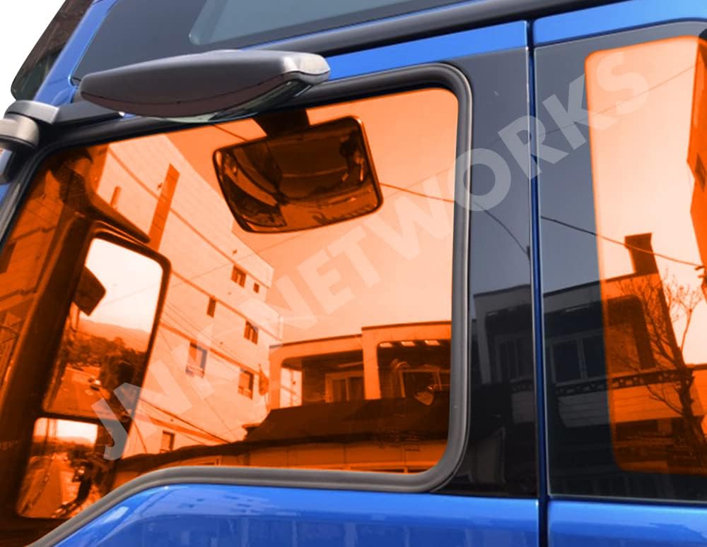 Reflective Car Window Tint Film - One Way Window Mirror Glass Shield Automotive Tinting Sun Blocking Anti UV Heat Control for Car SUV Truck Tractor Boat House Gold 20 Inches x 100 Feet