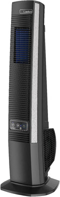 Lasko 42' Portable Outdoor Tower Fan with Bluetooth Technology for Decks, Patios and Porches with 4 Speeds, Night Mode, Internal Oscillation, Black, YF200, Large