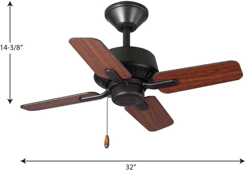Progress Lighting Drift Collection 32' Four-Blade Ceiling Fan